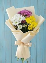 Букет цветов из:  Хризантемы в Панино