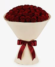 Букет 101 Бордовая роза Блэк Бакарра #REPLACE_PRED# Панино