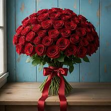 Букет Красные розы Блэк Меджик в Панино