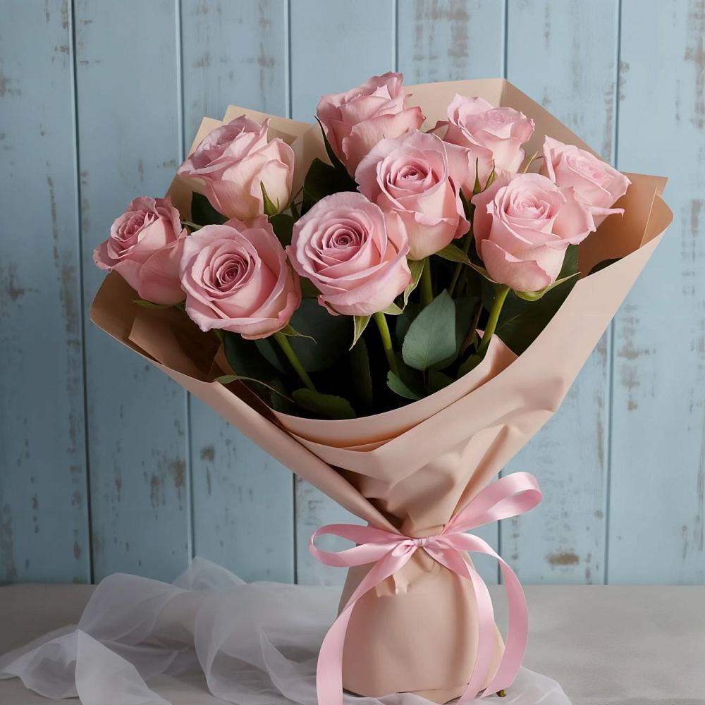 Букет цветов из: Розы в Панино