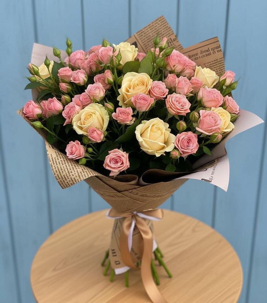 Букет цветов из: Розы в Панино