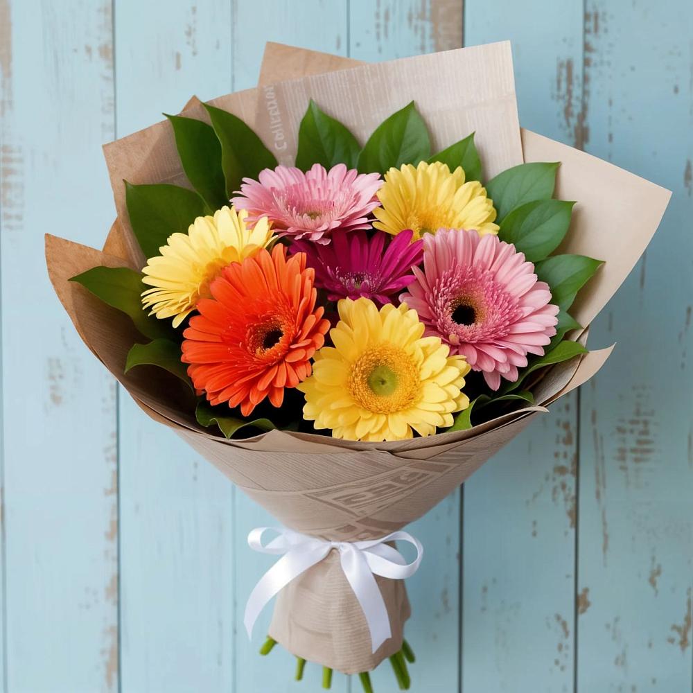 Букет цветов из: Герберы в Панино