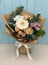 Букет цветов из:  Герберы и Хризантемы в Панино