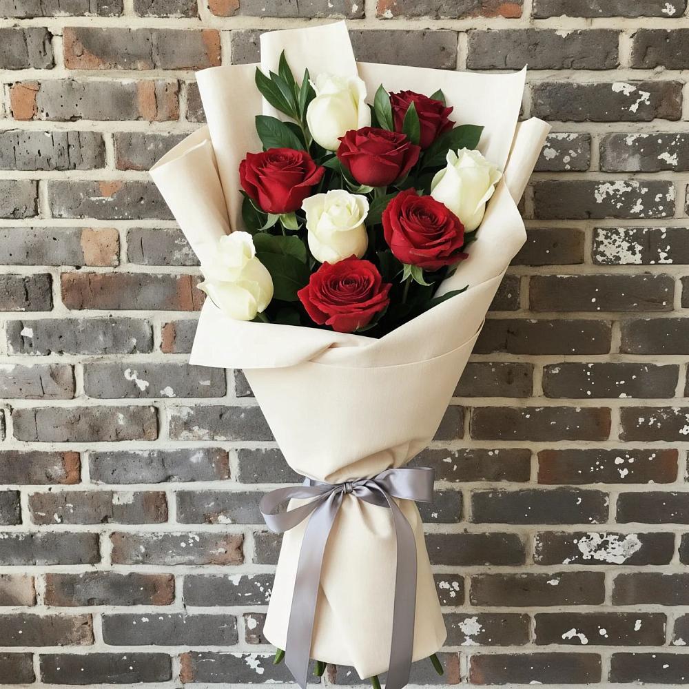 Букет цветов из: Розы в Панино