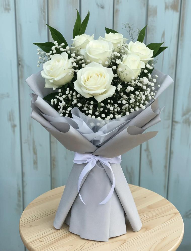 Букет цветов из: Розы в Панино