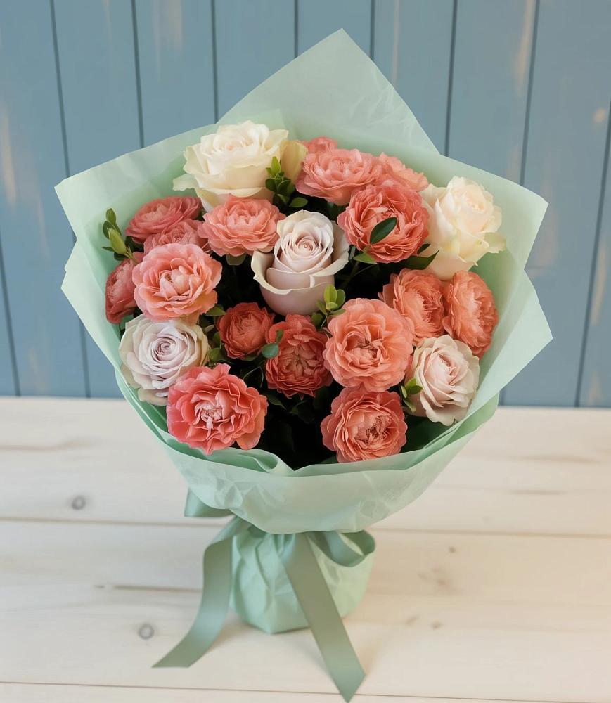 Букет цветов из: Розы в Панино