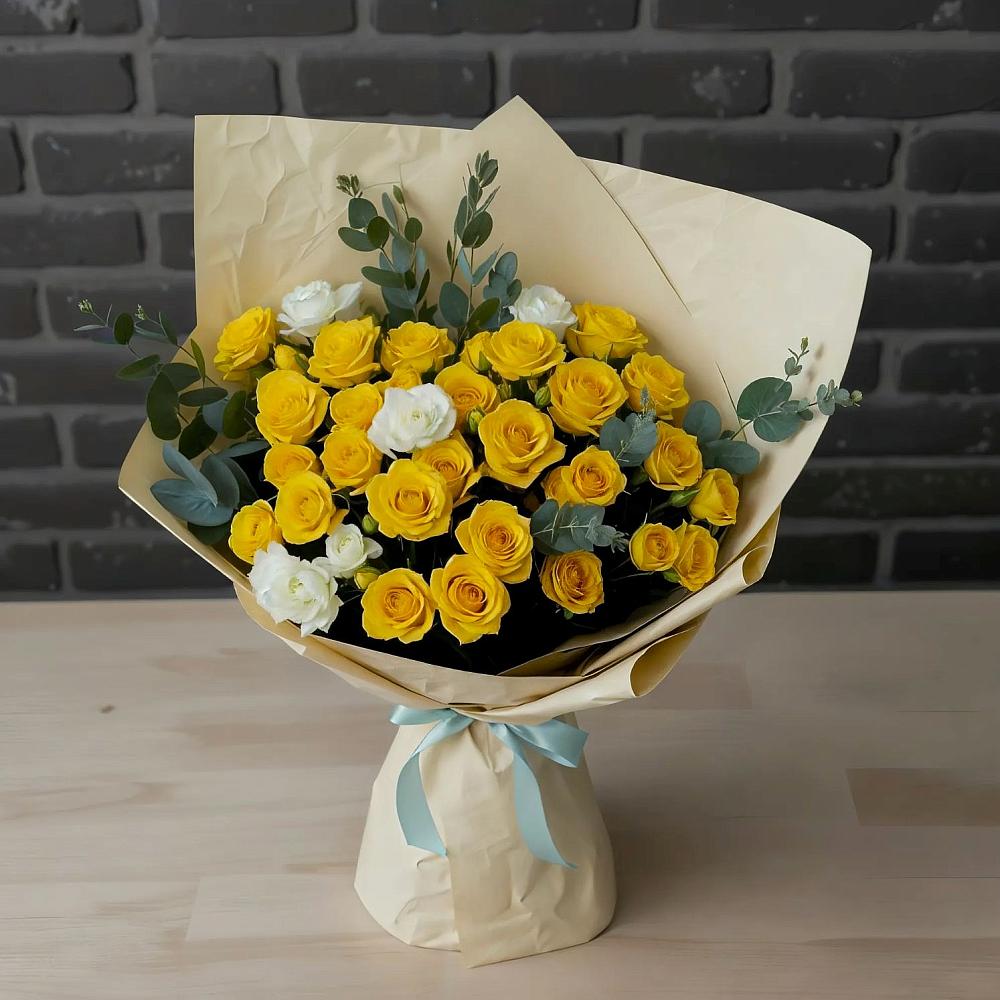 Букет цветов из: Розы в Панино