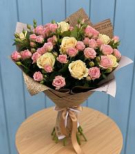 Букет цветов из:  Розы в Панино