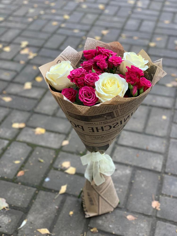 Букет цветов из: Розы в Панино