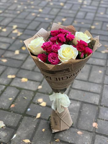 Букет цветов из: Розы в Панино