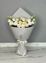 Букет цветов из:  Розы и Лизиантусы #REPLACE_PRED# Панино